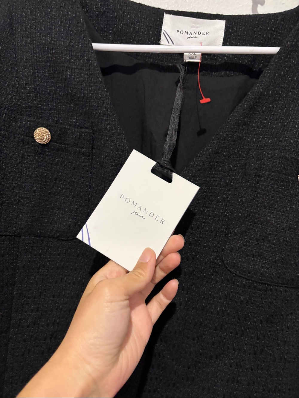 NWT Pomander Place Tweed Jacket Size XXL - Picture 5 of 7
